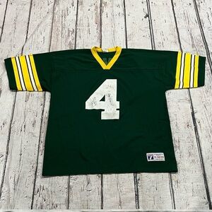 Vintage 90s Brett Favre Green Bay Packers 1990s Logo 7 NFL Football Jersey